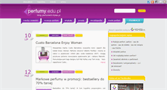 Desktop Screenshot of perfumy.edu.pl