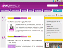 Tablet Screenshot of perfumy.edu.pl